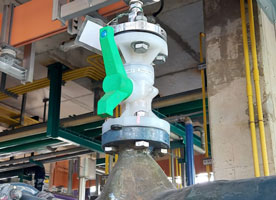 Class1 PVDF ball valve for liquid chlorine